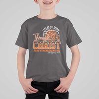 Christian Basketball Player T Shirt For Kid I Can Do All Things Through Christ Who Strengthens Me - Wonder Print Shop
