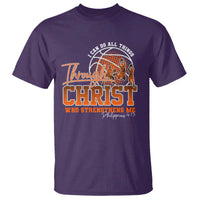 Christian Basketball Player T Shirt I Can Do All Things Through Christ Who Strengthens Me - Wonder Print Shop