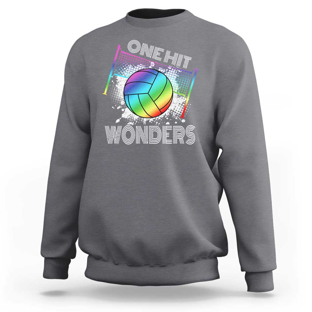 Volleyball One Hit Wonders Sweatshirt - Wonder Print Shop