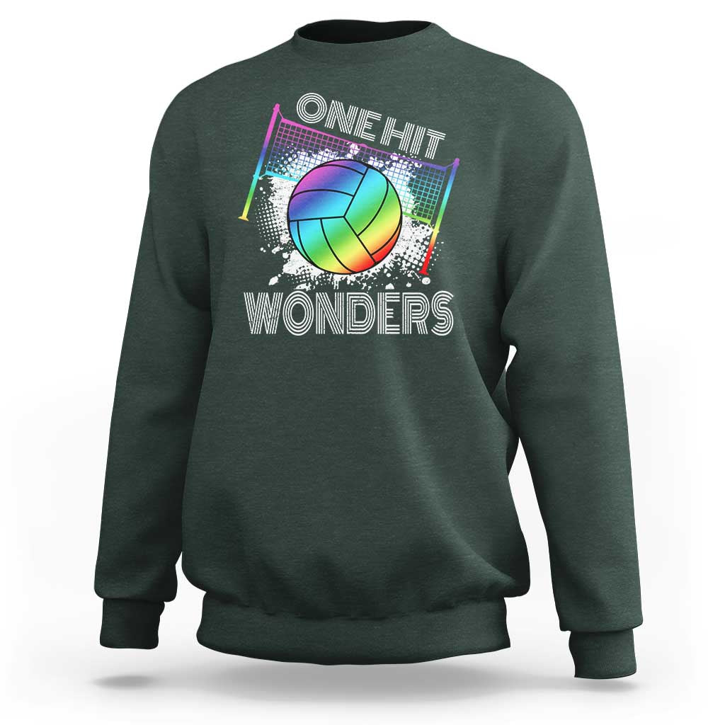 Volleyball One Hit Wonders Sweatshirt - Wonder Print Shop