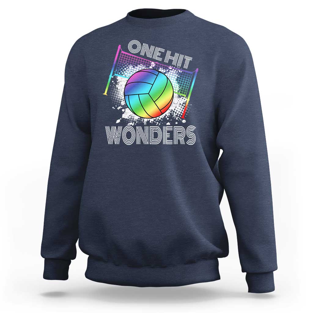 Volleyball One Hit Wonders Sweatshirt - Wonder Print Shop