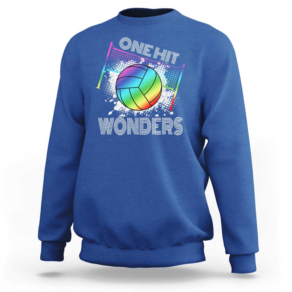 Volleyball One Hit Wonders Sweatshirt - Wonder Print Shop