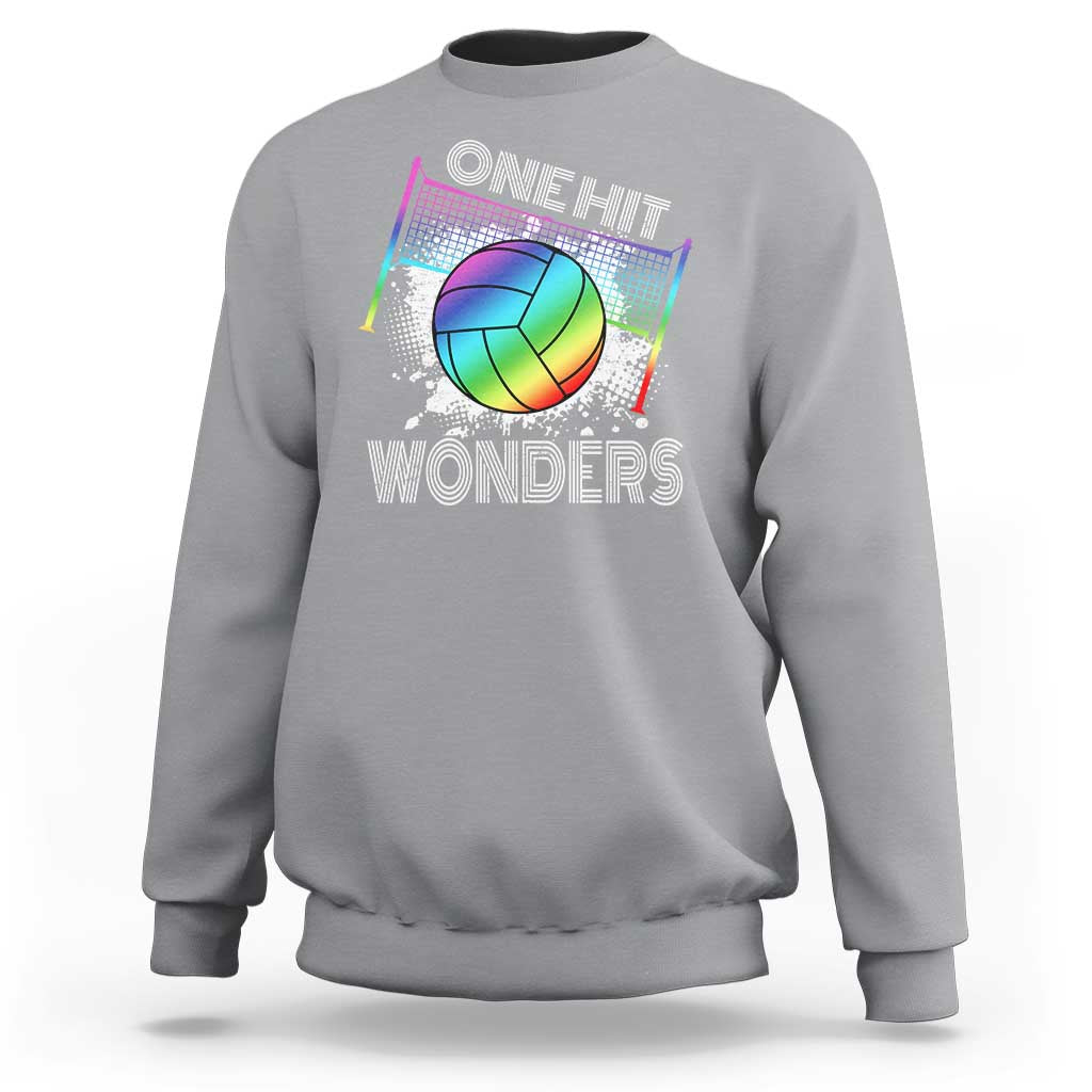 Volleyball One Hit Wonders Sweatshirt - Wonder Print Shop