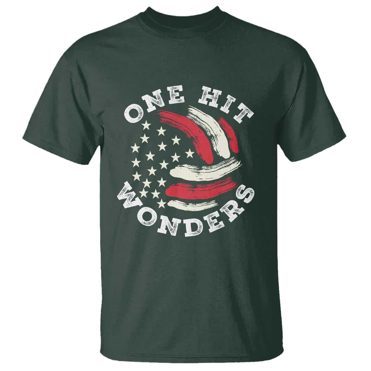 US Volleyball T Shirt One Hit Wonders American Flag Sport Lover - Wonder Print Shop