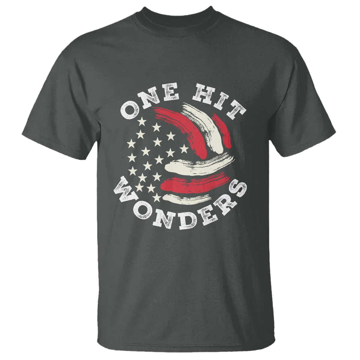US Volleyball T Shirt One Hit Wonders American Flag Sport Lover - Wonder Print Shop