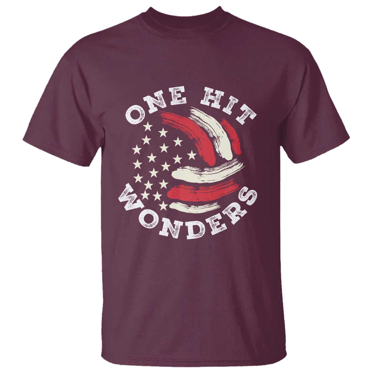 US Volleyball T Shirt One Hit Wonders American Flag Sport Lover - Wonder Print Shop