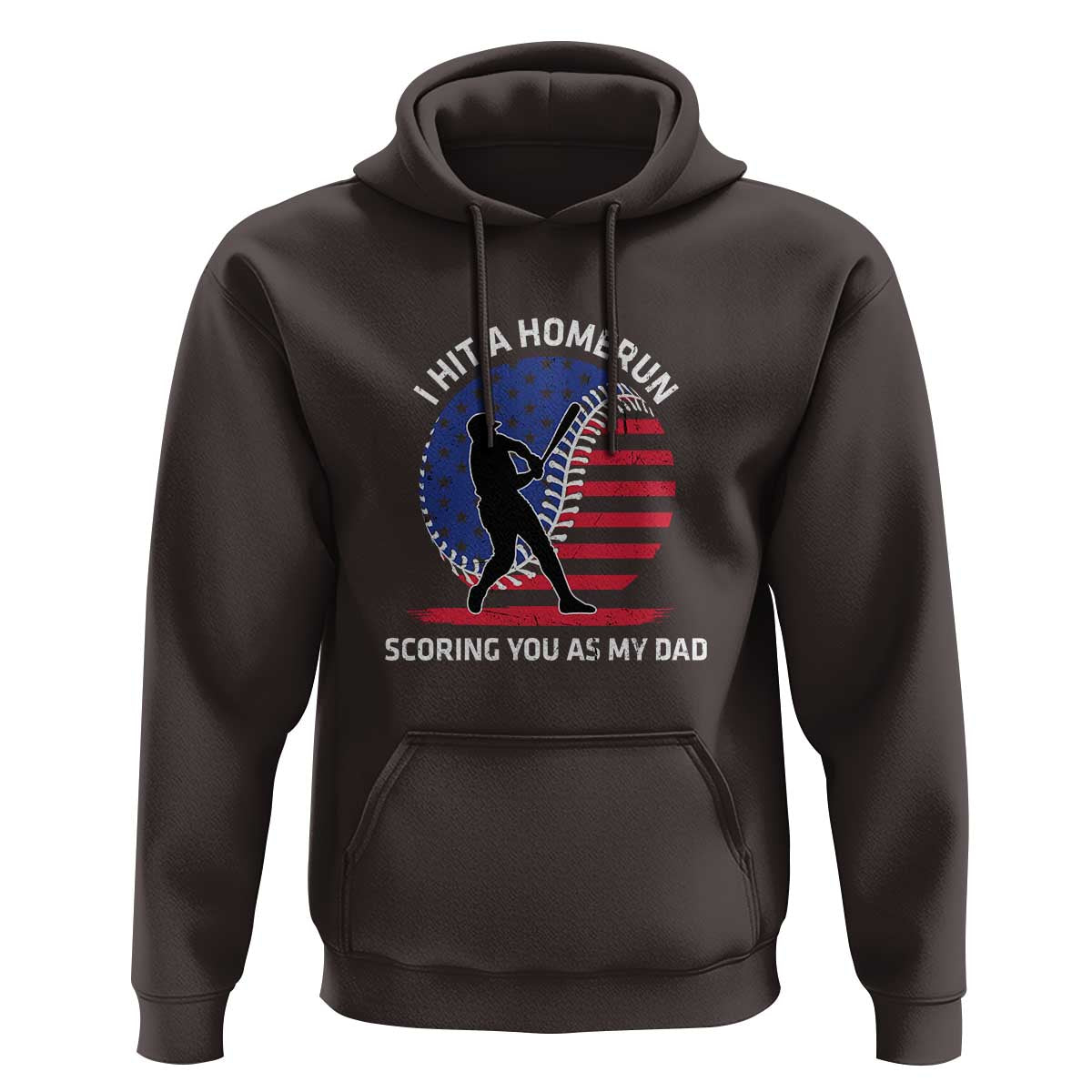 Funny Baseball Hoodie I Hit A Homerun Scoring You As My Dad - Wonder Print Shop