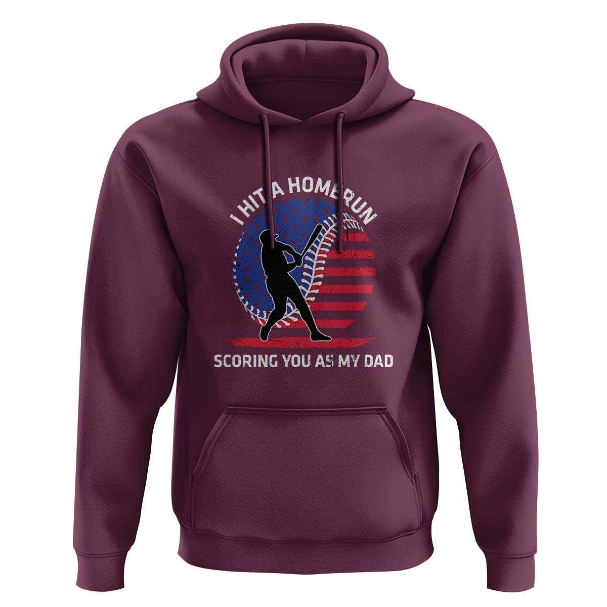 Funny Baseball Hoodie I Hit A Homerun Scoring You As My Dad - Wonder Print Shop