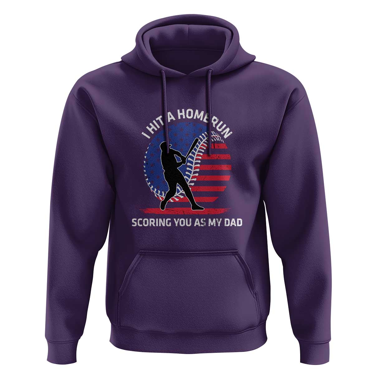 Funny Baseball Hoodie I Hit A Homerun Scoring You As My Dad - Wonder Print Shop