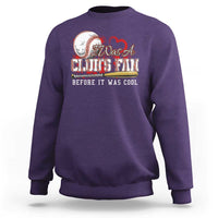 Funny Baseball Supporter Sweatshirt I Was A Cub's Fan Before It Was Cool - Wonder Print Shop