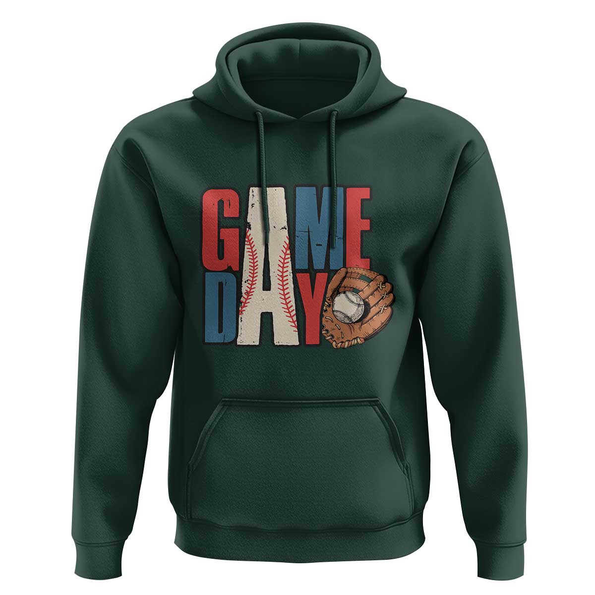 Baseball Game Day Hoodie - Wonder Print Shop