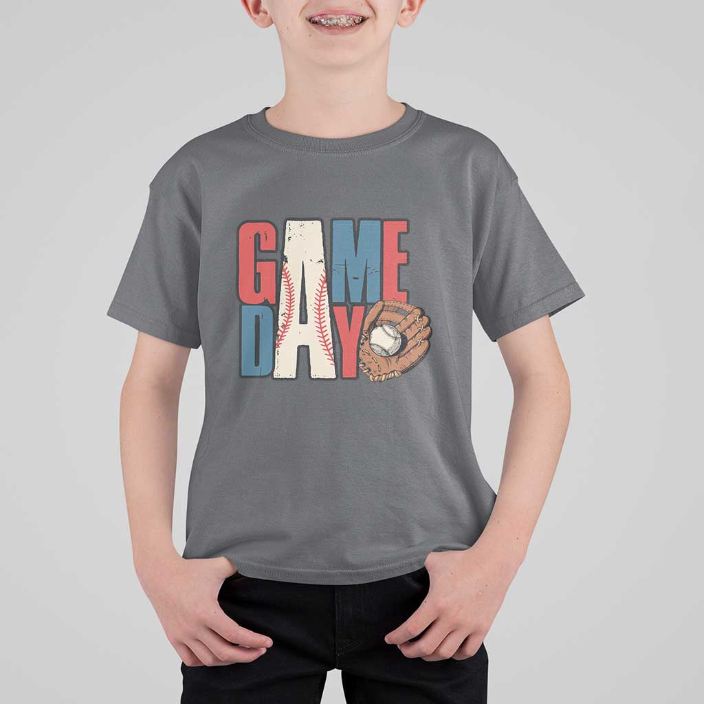 Baseball Game Day T Shirt For Kid - Wonder Print Shop