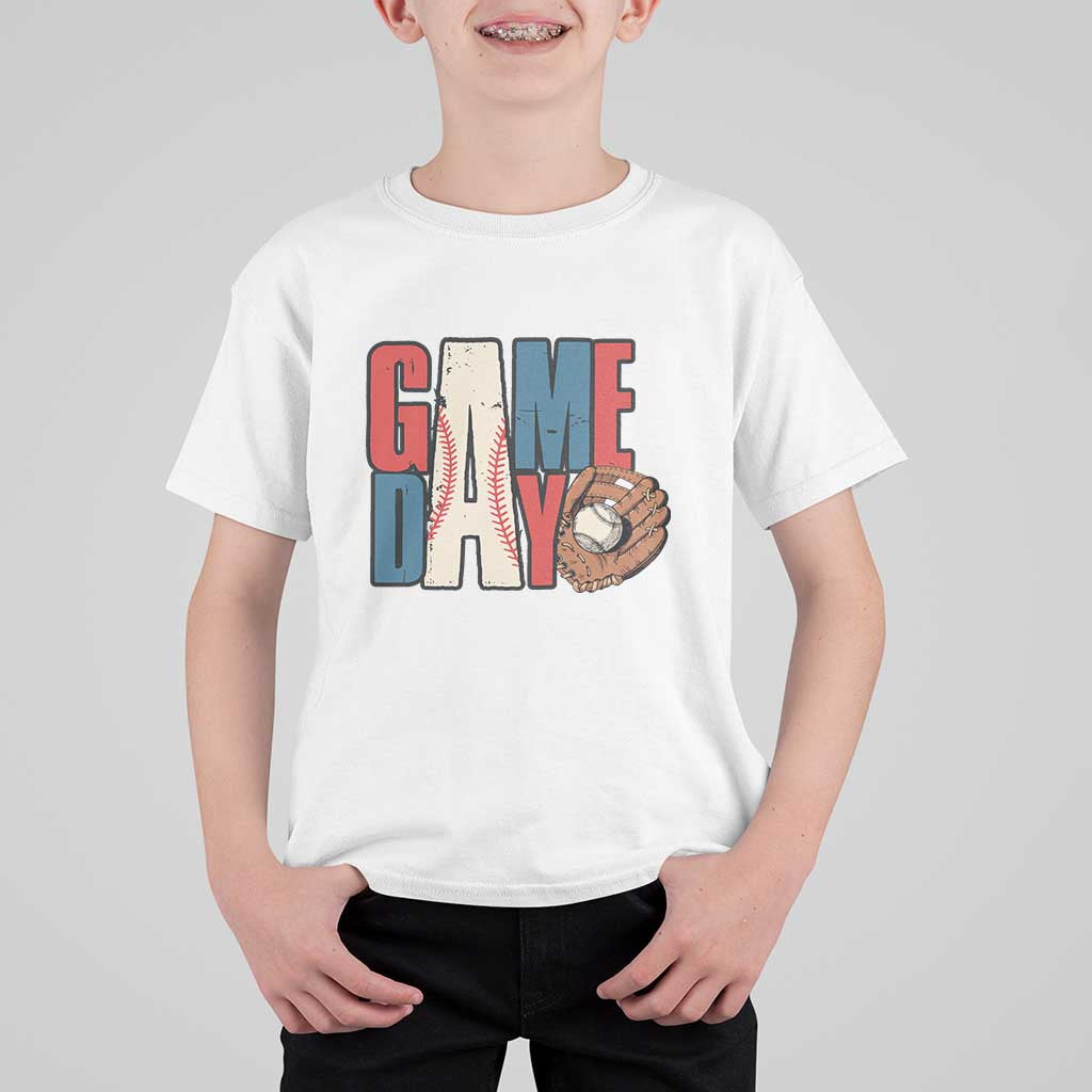 Baseball Game Day T Shirt For Kid - Wonder Print Shop
