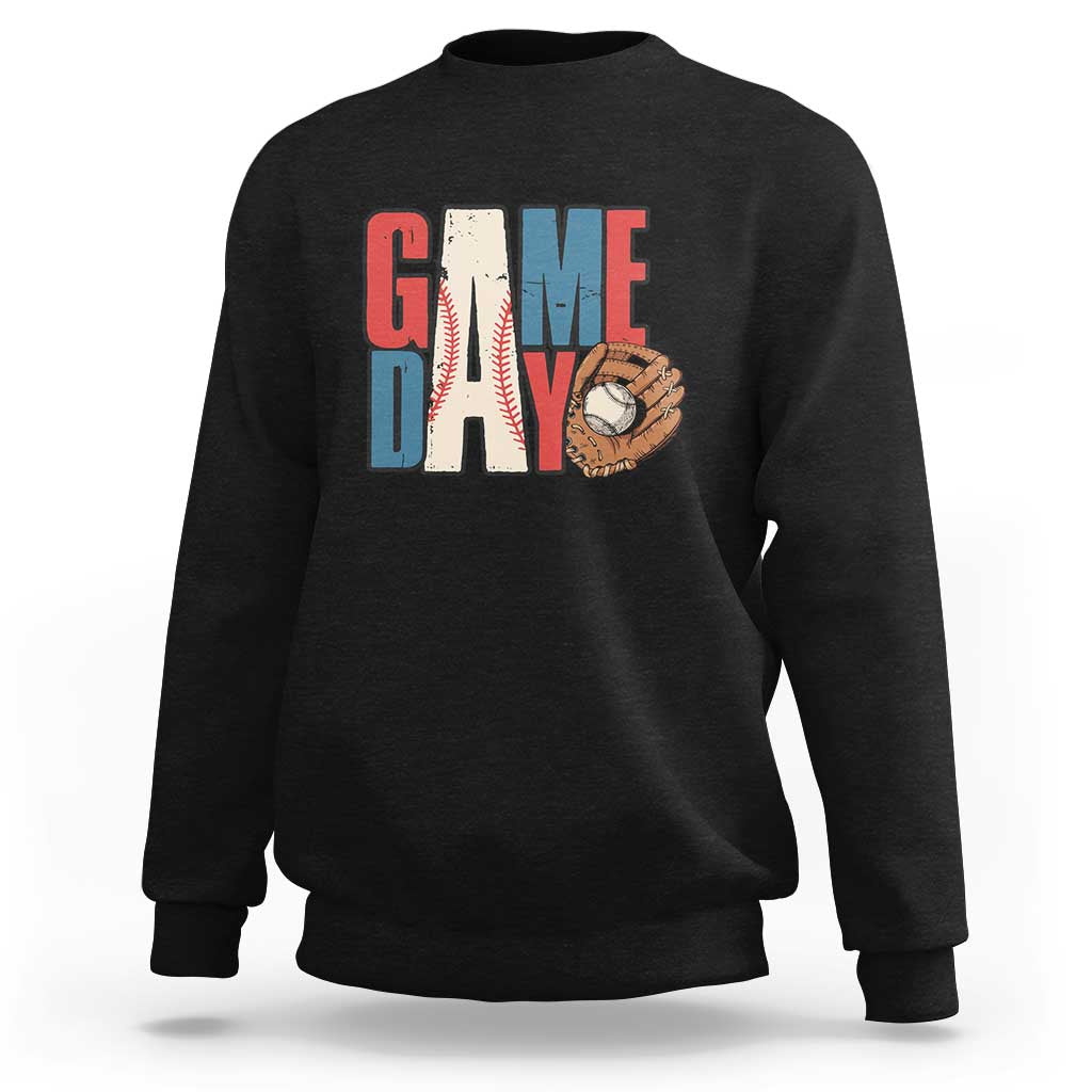 Baseball Game Day Sweatshirt - Wonder Print Shop