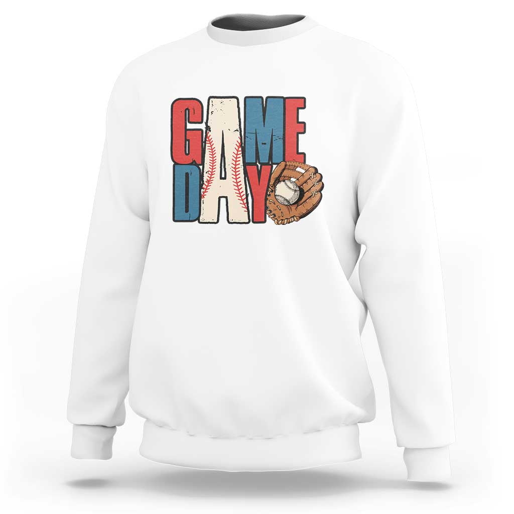 Baseball Game Day Sweatshirt - Wonder Print Shop