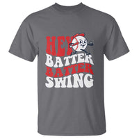 Funny Baseball T Shirt Hey Batter Swing Groovy - Wonder Print Shop
