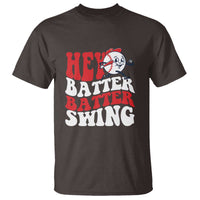 Funny Baseball T Shirt Hey Batter Swing Groovy - Wonder Print Shop