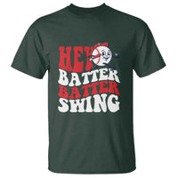Funny Baseball T Shirt Hey Batter Swing Groovy - Wonder Print Shop
