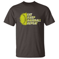 Eat Sleep Baseball Repeat T Shirt - Wonder Print Shop