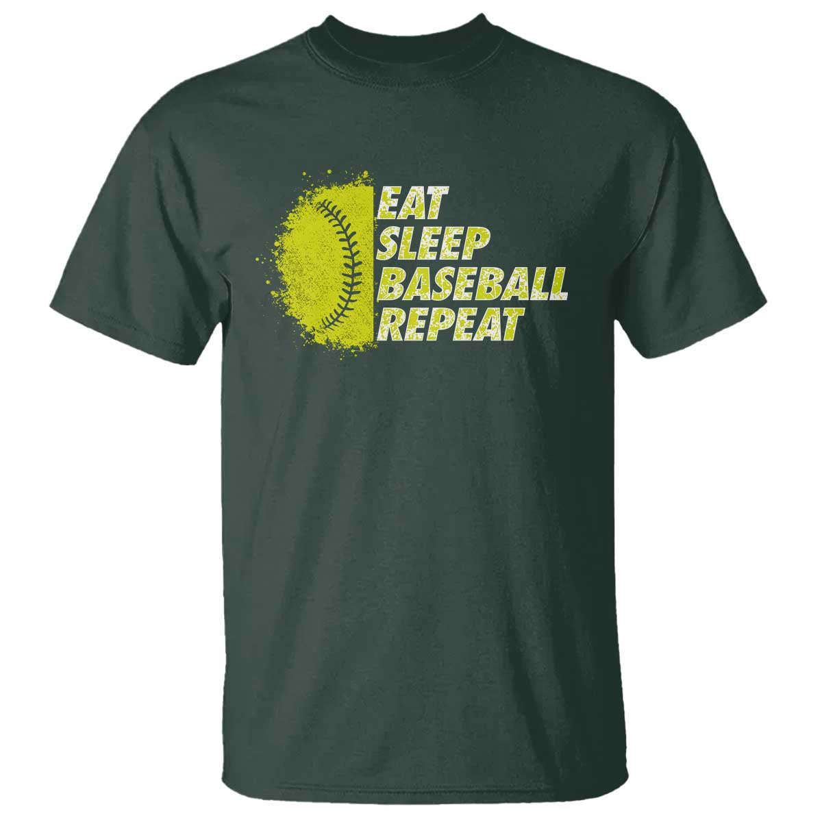 Eat Sleep Baseball Repeat T Shirt - Wonder Print Shop