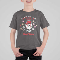 Funny Baseball T Shirt For Kid Take Me Out To The Ball Game Groovy - Wonder Print Shop