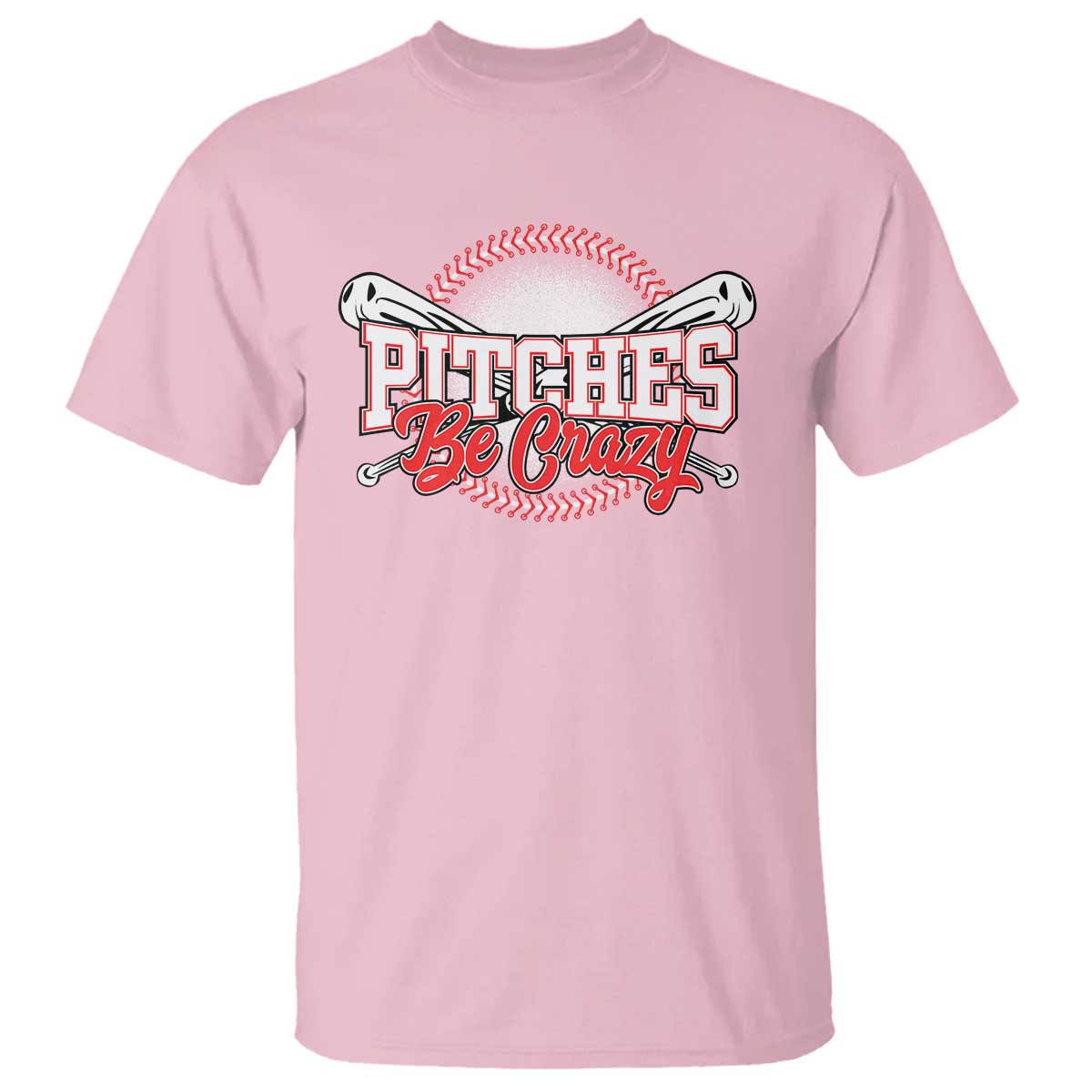 Funny Baseball T Shirt Pitches Be Crazy - Wonder Print Shop