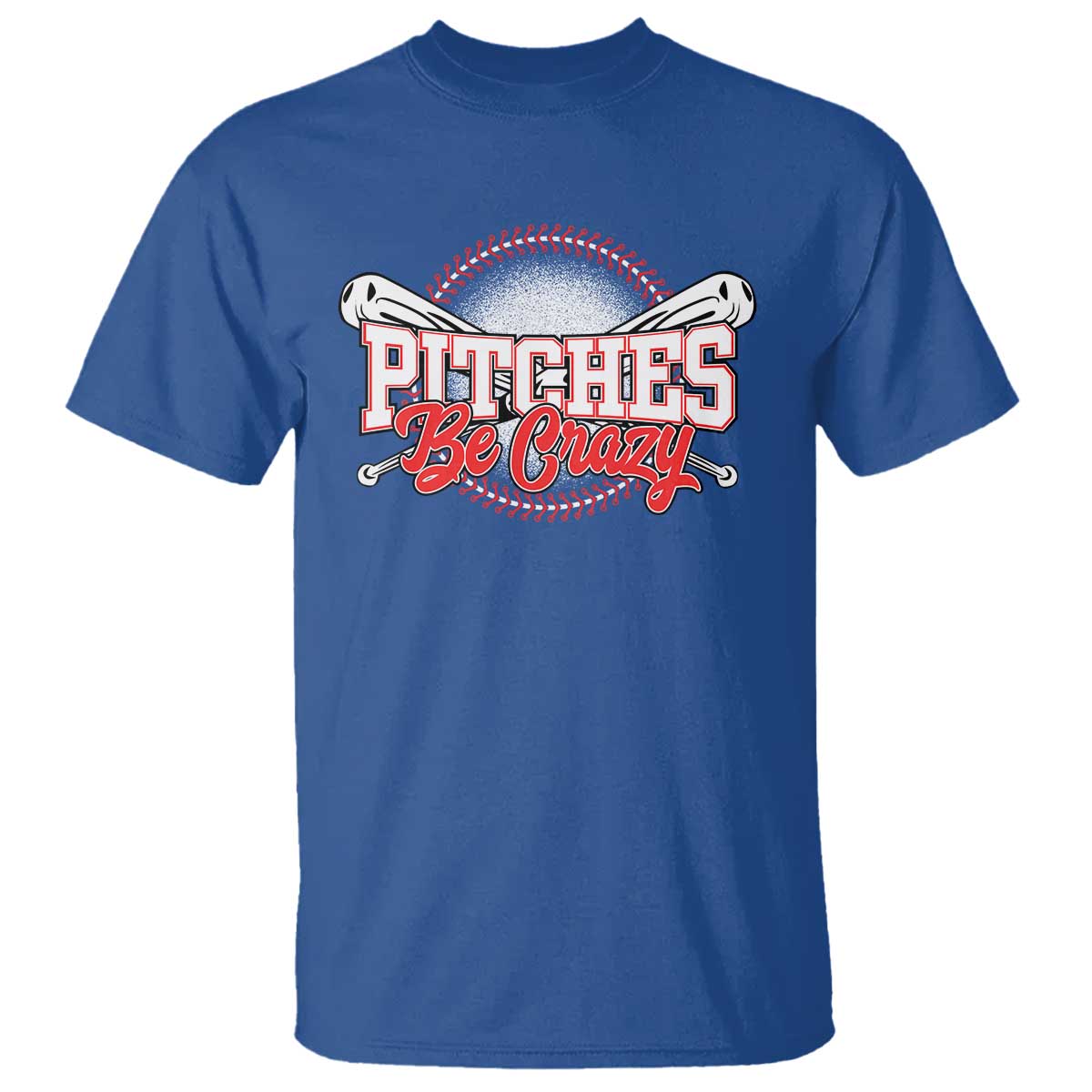 Funny Baseball T Shirt Pitches Be Crazy - Wonder Print Shop