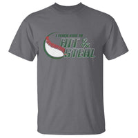 Baseball Coach T Shirt I Teach Kids To Hit And Steal - Wonder Print Shop