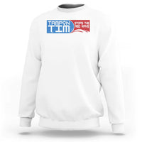 Tampon Tim Sweatshirt Stops The Red Wave Harris Walz 2024 - Wonder Print Shop