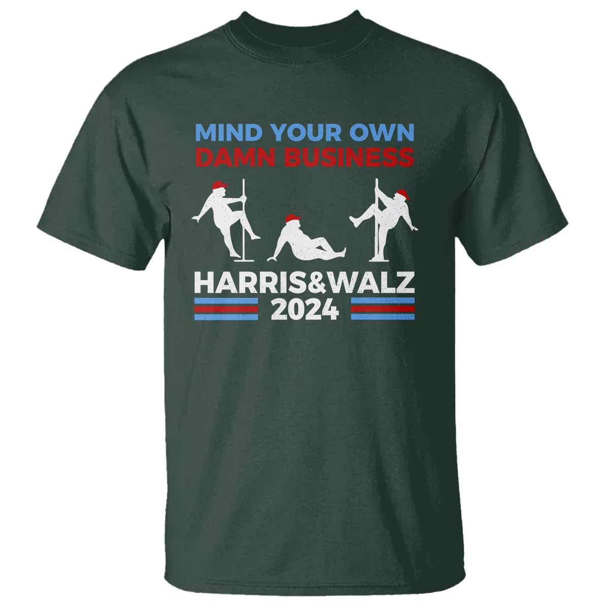 Funny Mind Ya Business Harris Walz 2024 T Shirt - Wonder Print Shop