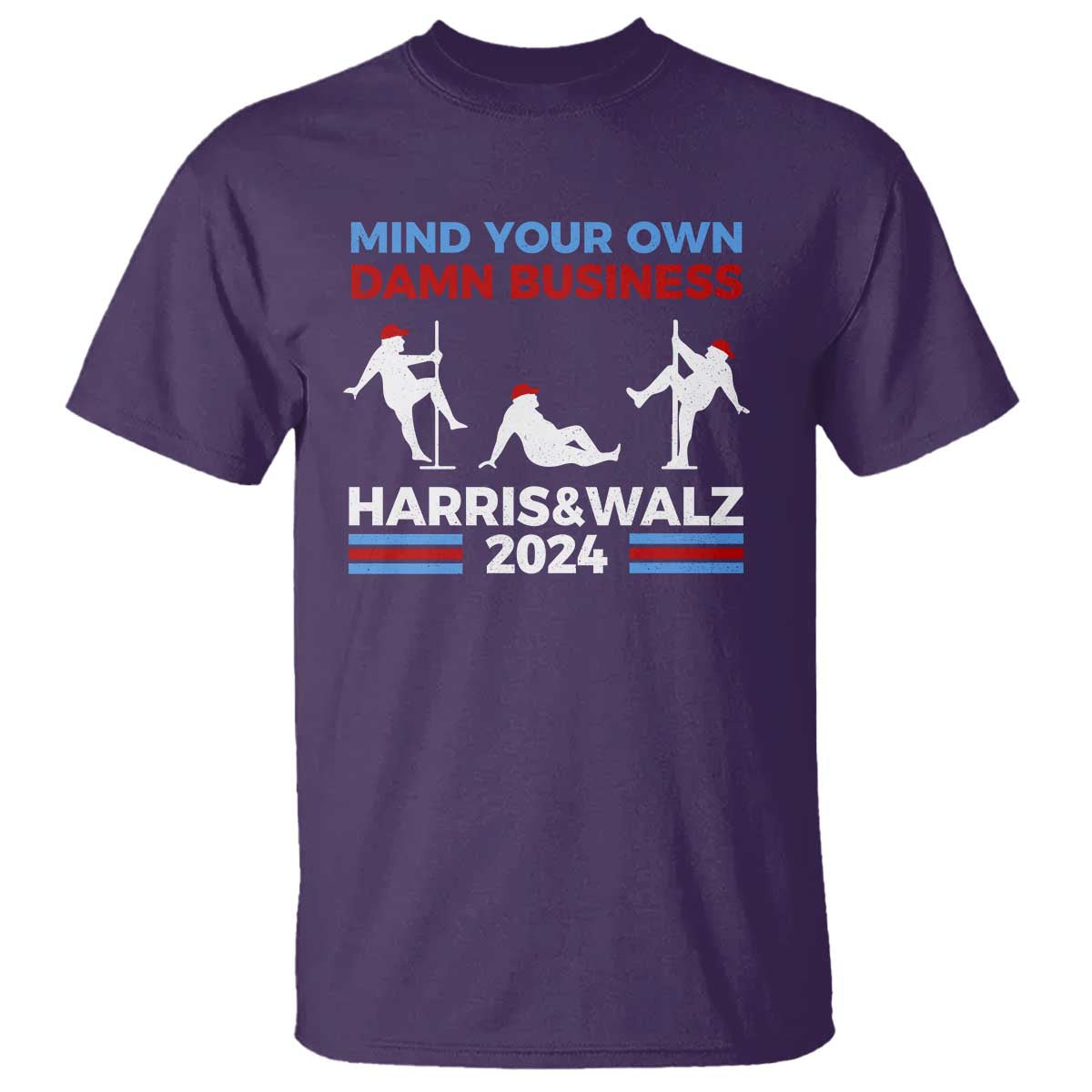 Funny Mind Ya Business Harris Walz 2024 T Shirt - Wonder Print Shop