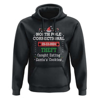 Funny Christmas Family Matching Hoodie North Pole Correctional Theft