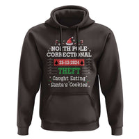 Funny Christmas Family Matching Hoodie North Pole Correctional Theft
