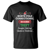 Funny Christmas Family Matching T Shirt North Pole Correctional Theft - Wonder Print Shop