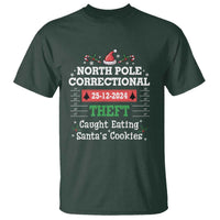 Funny Christmas Family Matching T Shirt North Pole Correctional Theft - Wonder Print Shop