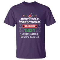 Funny Christmas Family Matching T Shirt North Pole Correctional Theft - Wonder Print Shop