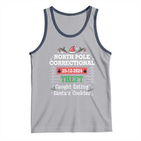 Funny Christmas Family Matching Tank Top North Pole Correctional Theft