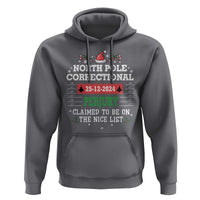Funny Christmas Family Matching Hoodie North Pole Correctional Perjury