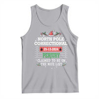 Funny Christmas Family Matching Tank Top North Pole Correctional Perjury