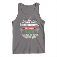 Funny Christmas Family Matching Tank Top North Pole Correctional Perjury