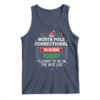 Funny Christmas Family Matching Tank Top North Pole Correctional Perjury