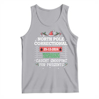 Funny Christmas Family Matching Tank Top North Pole Correctional Trespassing