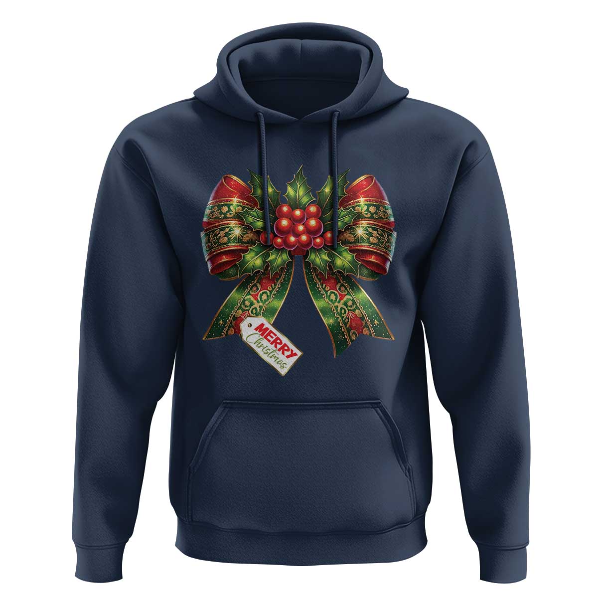 Funny Christmas Bow Present Costume Hoodie