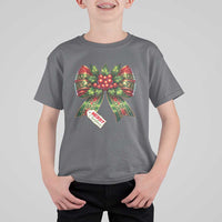 Funny Christmas Bow Present Costume T Shirt For Kid - Wonder Print Shop
