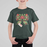 Funny Christmas Bow Present Costume T Shirt For Kid - Wonder Print Shop
