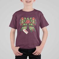 Funny Christmas Bow Present Costume T Shirt For Kid - Wonder Print Shop