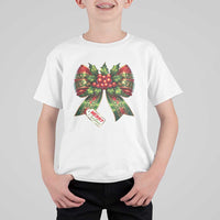 Funny Christmas Bow Present Costume T Shirt For Kid - Wonder Print Shop