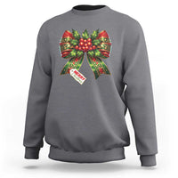 Funny Christmas Bow Present Costume Sweatshirt - Wonder Print Shop
