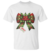Funny Christmas Bow Present Costume T Shirt - Wonder Print Shop