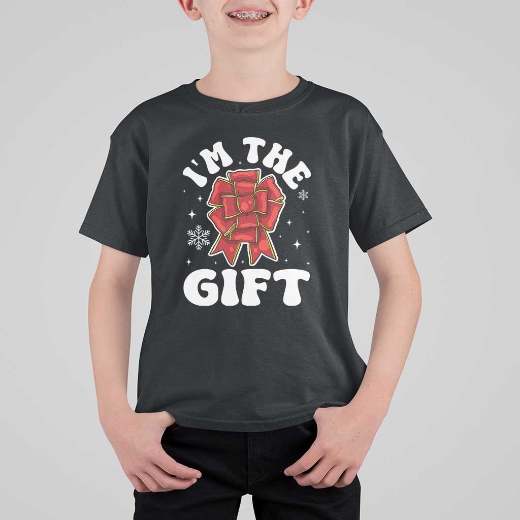Funny Christmas Present Costume T Shirt For Kid I Am The Gift - Wonder Print Shop